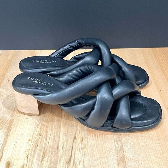 Equitare Philippe Sandals. Black. Size 40/US 10. - Picture 3 of 9